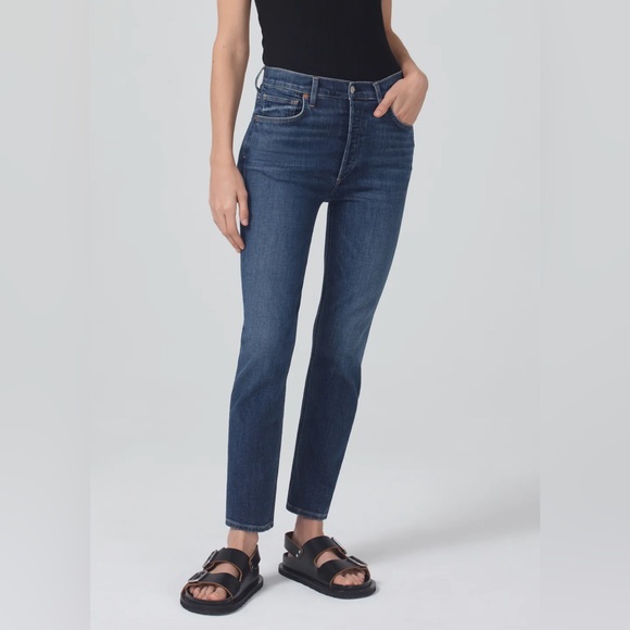 Citizens Of Humanity Denim - CITIZENS OF HUMANITY JOLENE HIGH RISE STRAIGHT JEAN SIZE 26